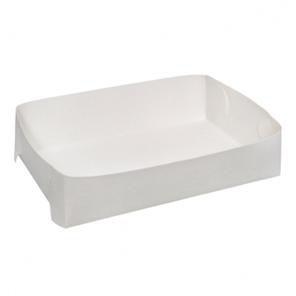 Food / Cake Trays #23 White 200s 230 x 150 x 45mm ()