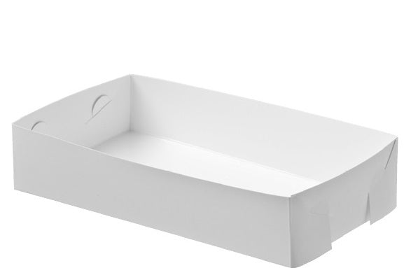 Food / Cake Trays #24 White 200s 255 x 175 x 55mm ()