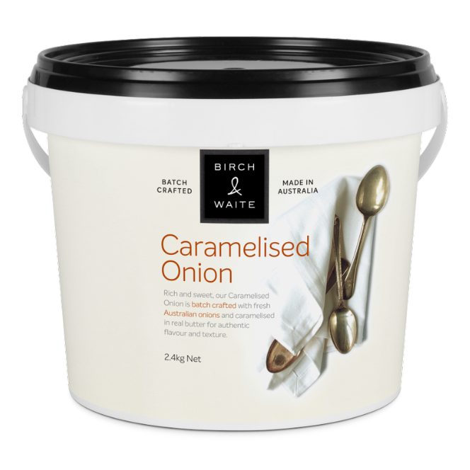 Caramelised Onion Relish 2.4kg - Gluten Free (GF) Halal (H) Vegetarian (V)