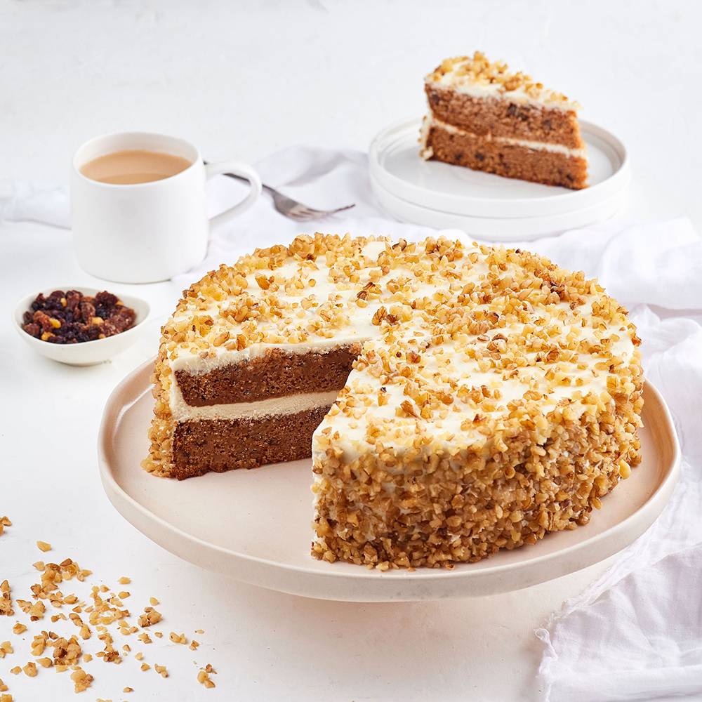 Carrot Cake 2kg Pre Cut 14 Portions