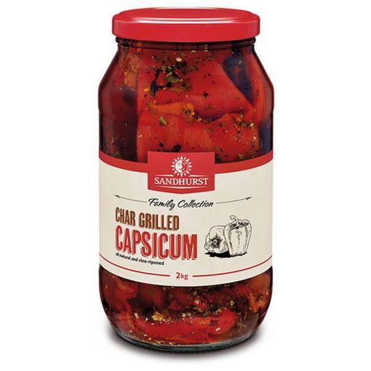 Char Grilled Capsicum 2kg - Chilled