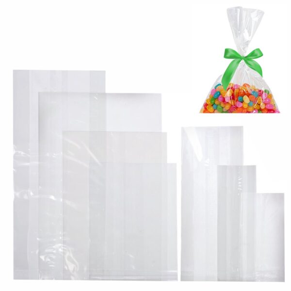 Polyprop Bags 9 x 4 + 2" 100s - 30um 240 x 100 +50mm