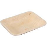 Palm Leaf Eco Rectangle Plate 25s - 150 x 110mm