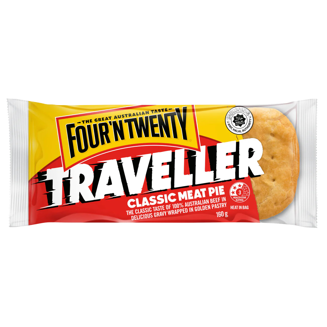 Traveller Classic Beef Pie 24 x 160g
