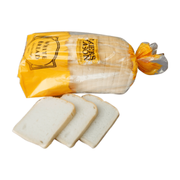 Large White Bread Sliced 1260g x 2 Fully Baked Gluten Free Vegetarian
