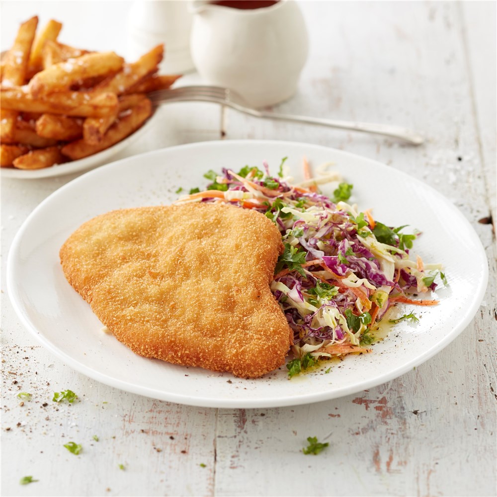 Medium Chicken Schnitzel 30 x 160g Crumbed Flash Fried
