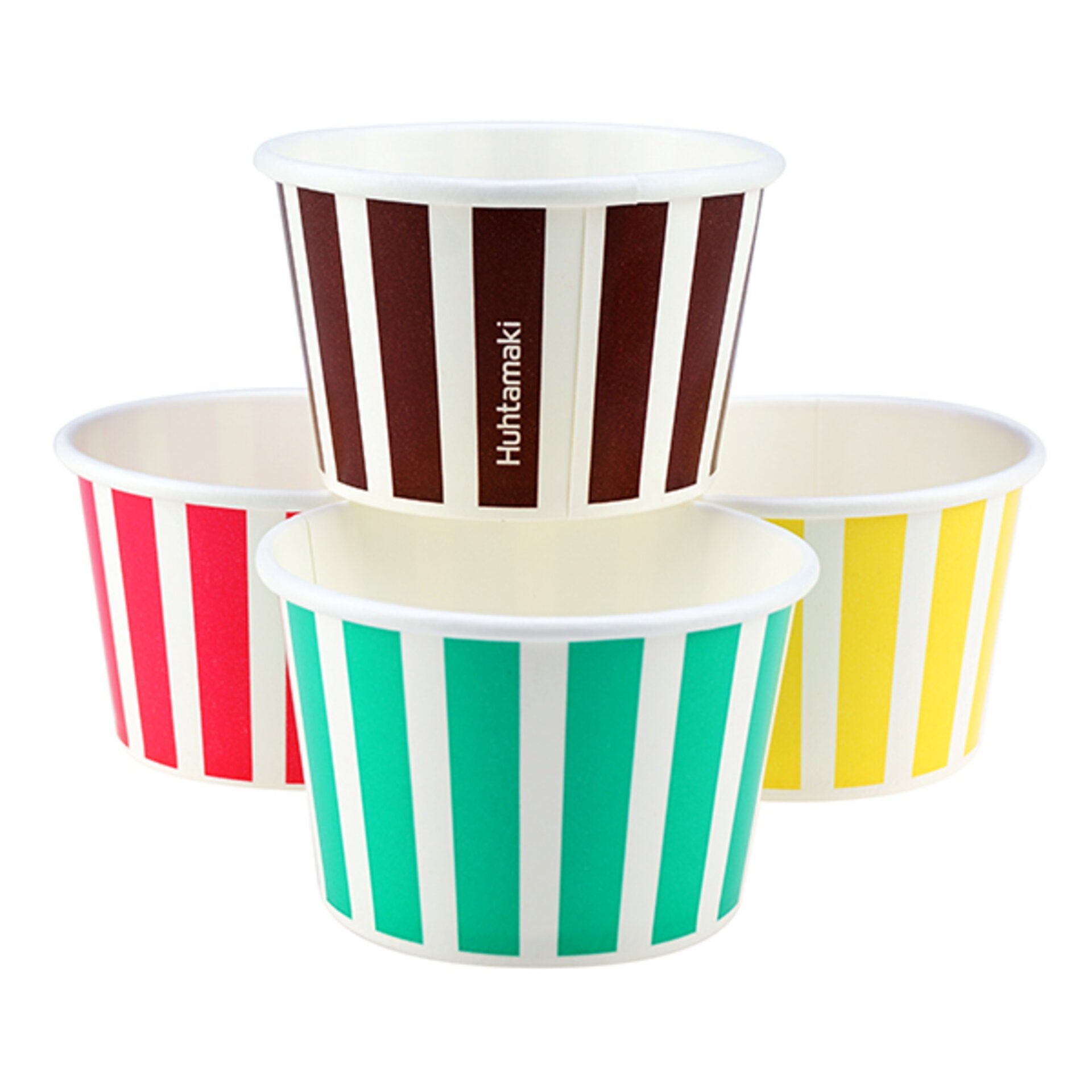 Paper Ice Cream Cup 8oz Candy Stripe - 50s