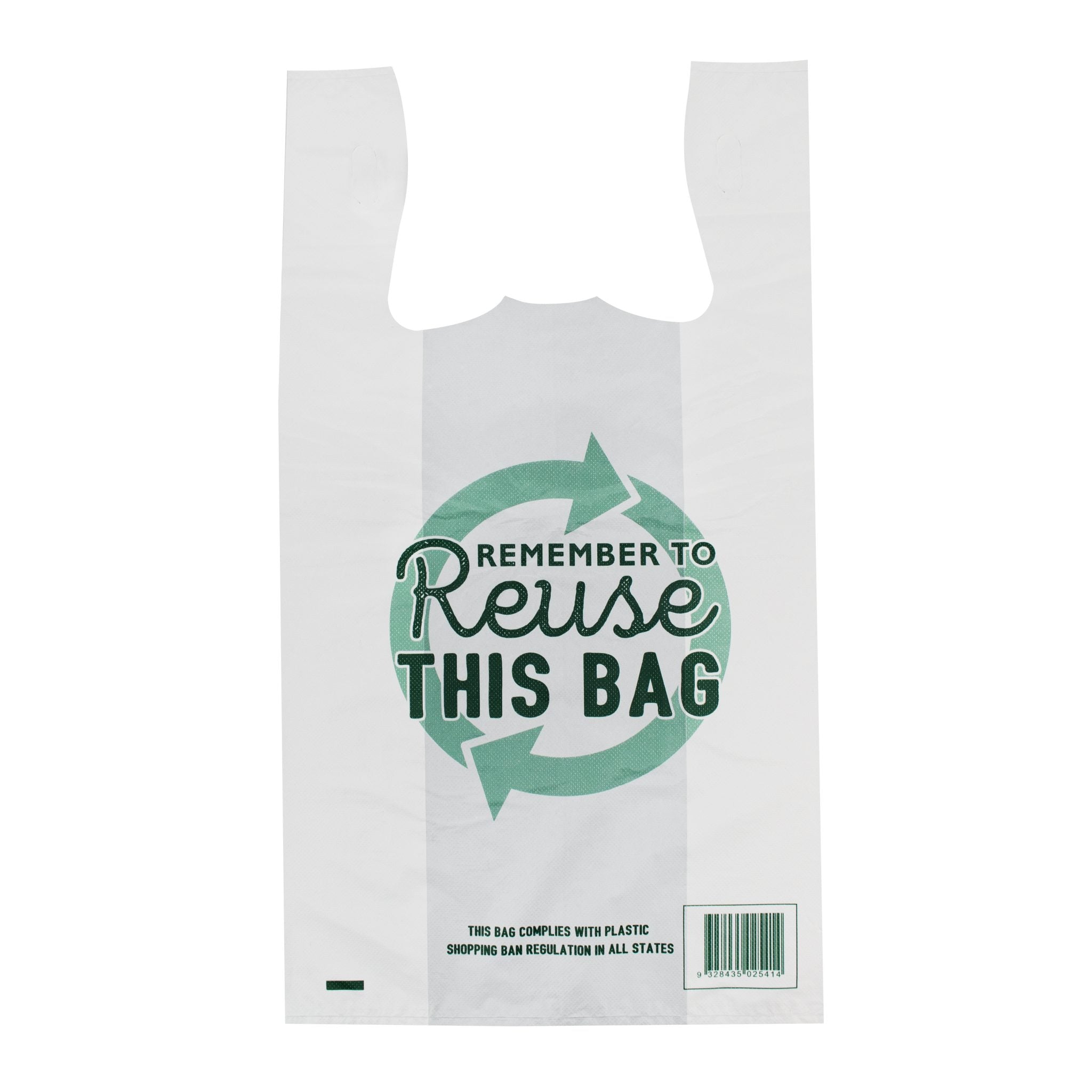 Singlet Bags Large 50s - 37um - QLD Reusable CERTIFIED - 530 (L) x 290 (W) x 150mm (G)