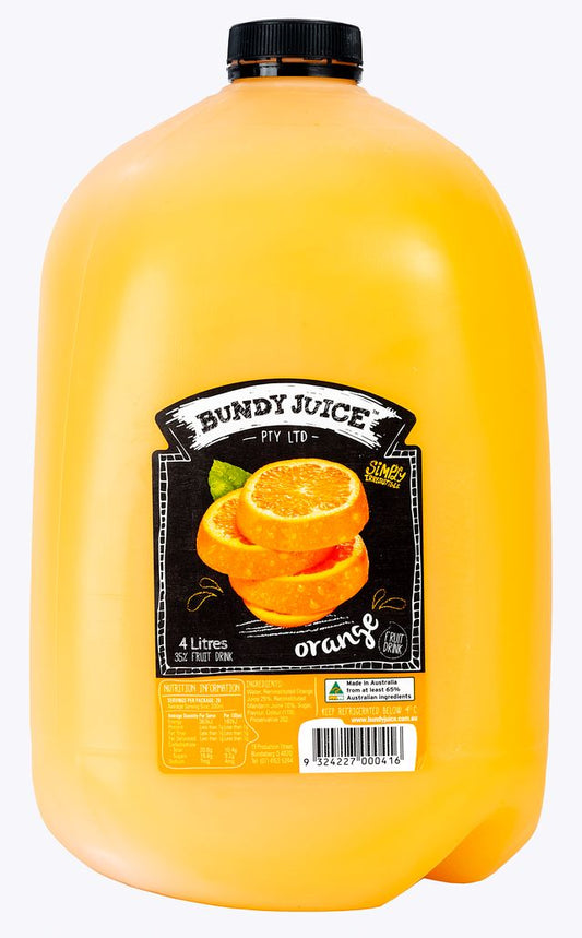 Orange Fruit Drink 4Lt - Chilled