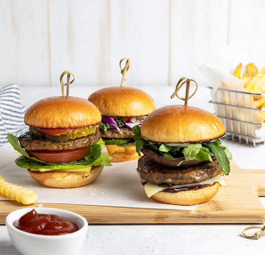 Beef Burger 48 x 85g - Par Cooked