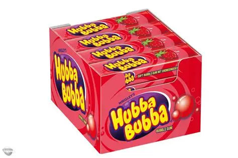 Hubba Bubba Strawberry Stick 20 x 5Pc