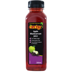 350ml Apple Blackcurrant Juice Long Life NAS