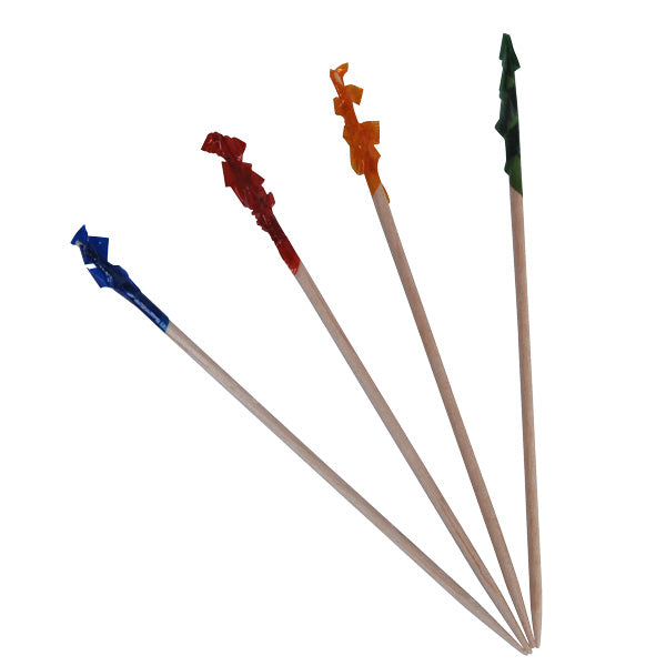 Toothpick Frilled 1000s - 100mm Wooden 100% FSC Certified