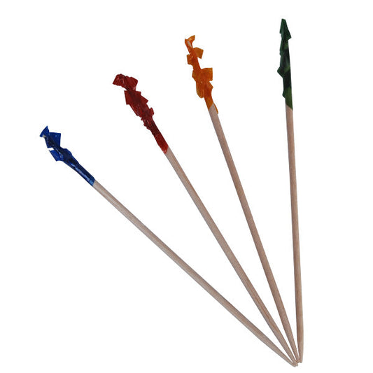 Toothpick Frilled 1000s - 100mm Wooden 100% FSC Certified