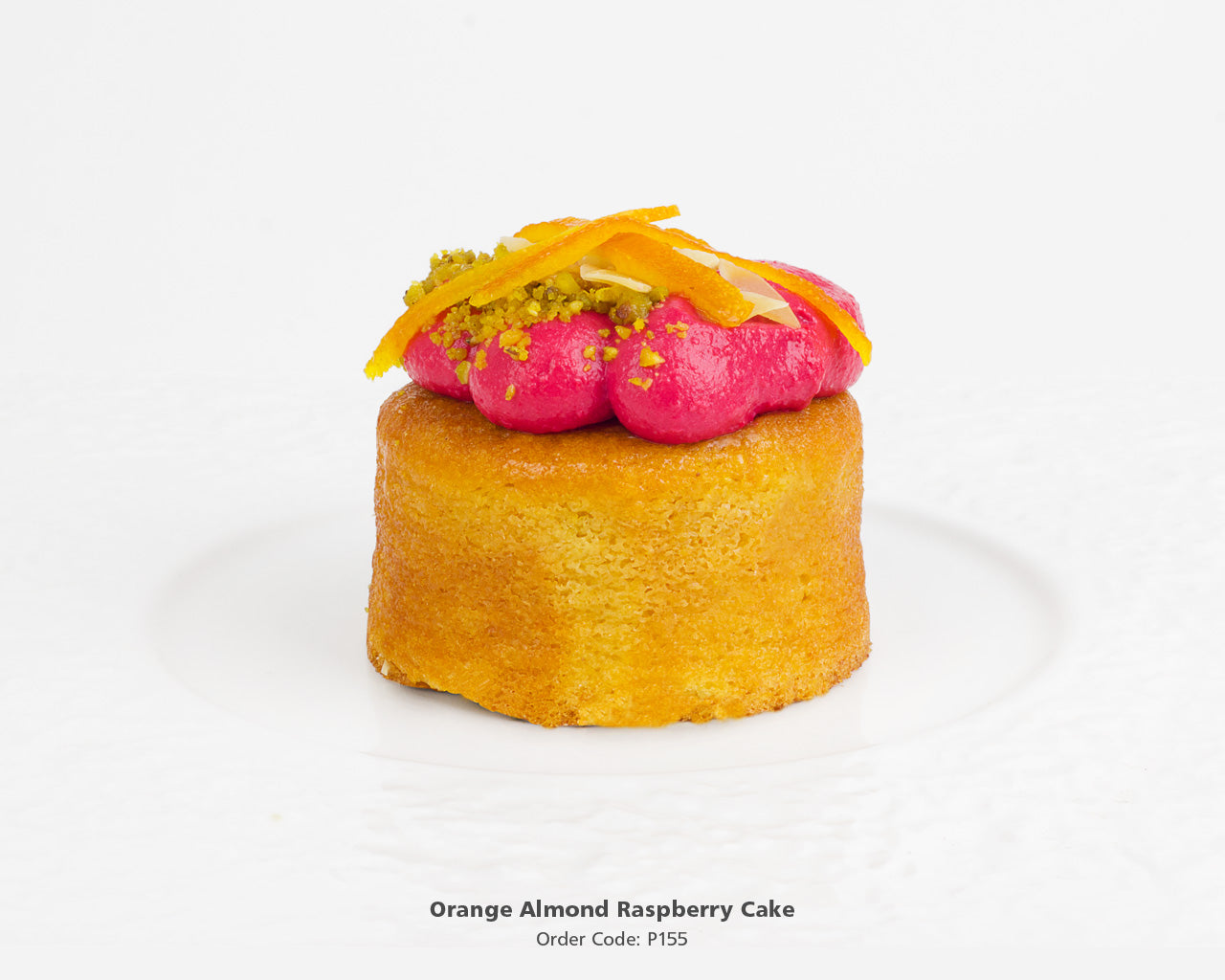 Orange & Almond Raspberry Cake 8 x 130g Flourless