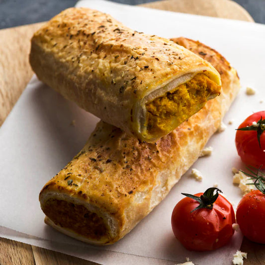 Roast Pumpkin & Ricotta Roll 8 x 180g - Vegetarian (V) Shelf Life (Chilled) 5 - 7 Days (HELENS)