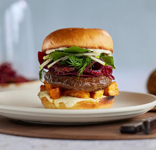 Beef Burger 20 x 120g - Par Cooked