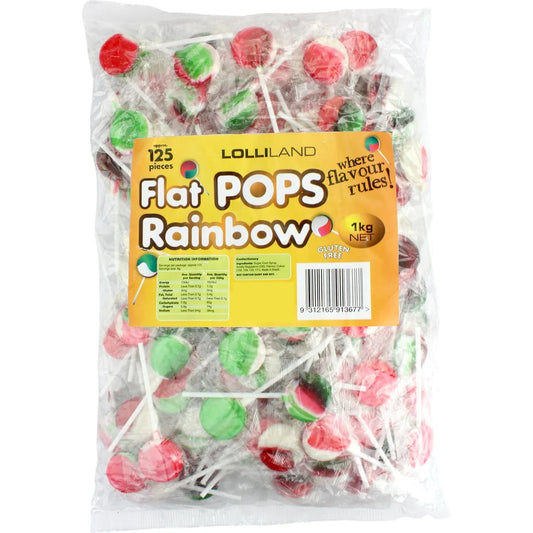 Small Flat Rainbow Pops 200s