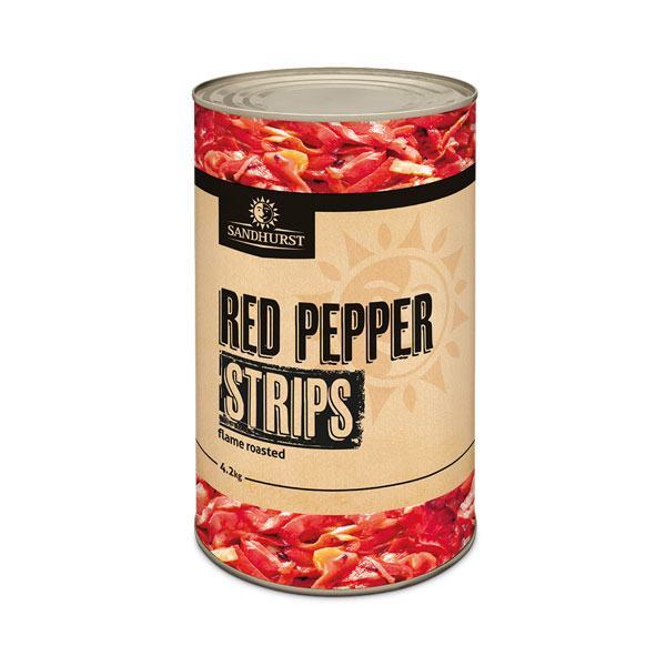 Roasted Red Pepper Strips 4.2kg-A12 Can