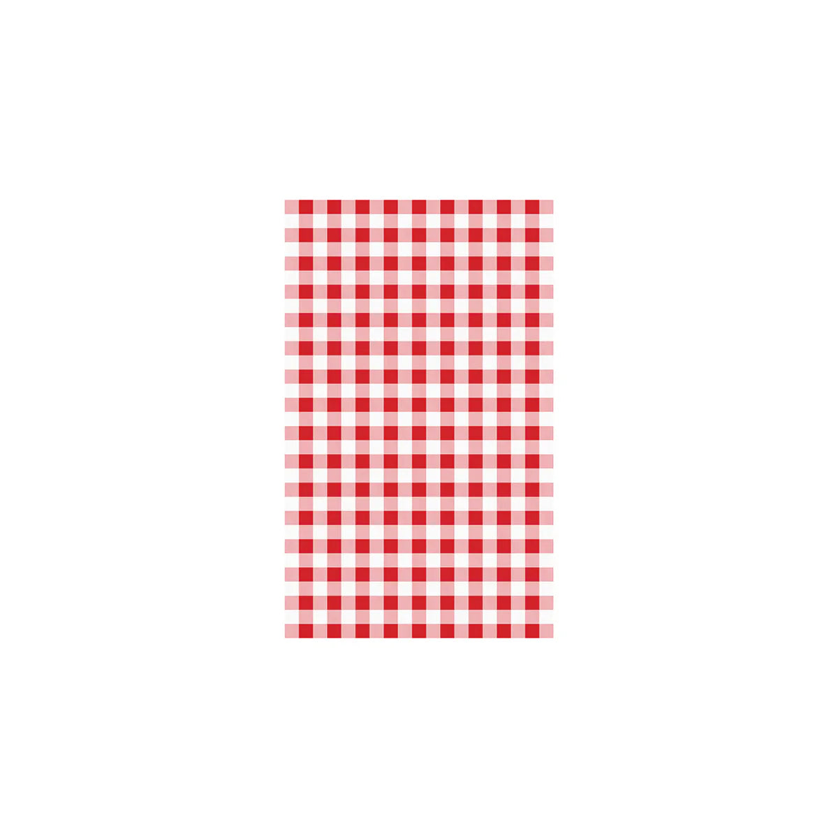 Red Gingham Printed Greaseproof 1/4 - 500sh 320 x 200mm