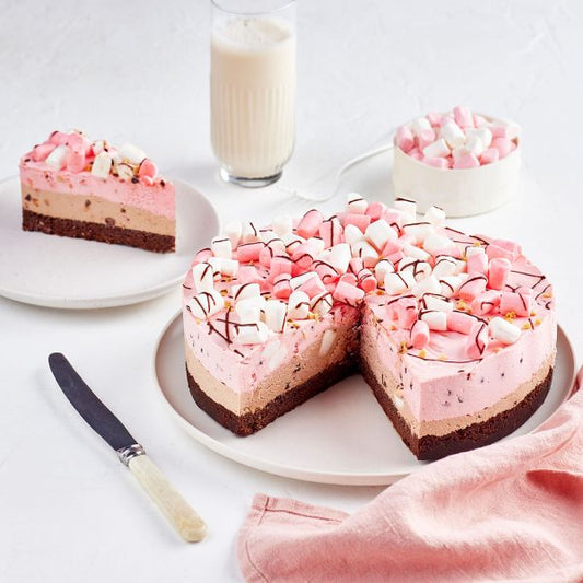 Rocky Road Cheesecake 2.2kg Pre Cut 14 Portions