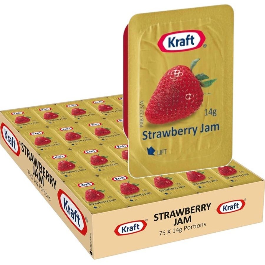 Jam P/c Strawberry 75 x 14g