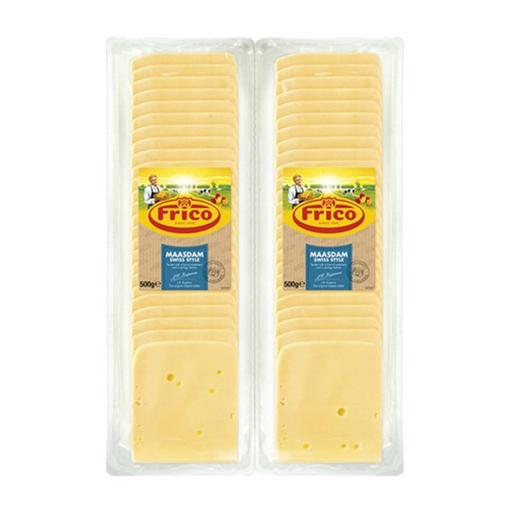 Swiss Cheese Slices 1kg - Gluten Free