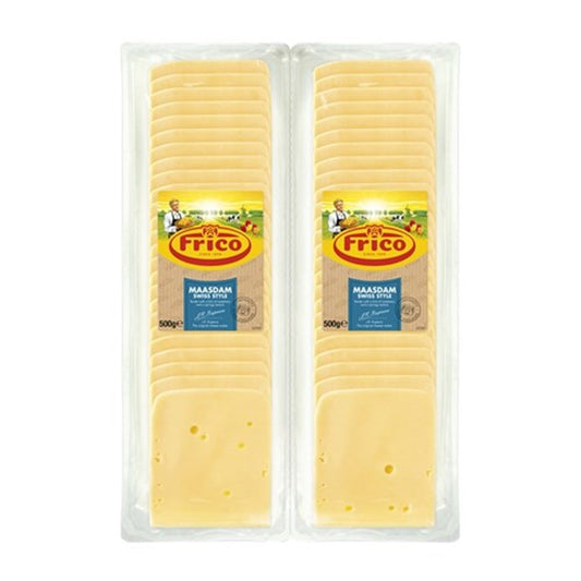 Swiss Cheese Slices 1kg - Gluten Free