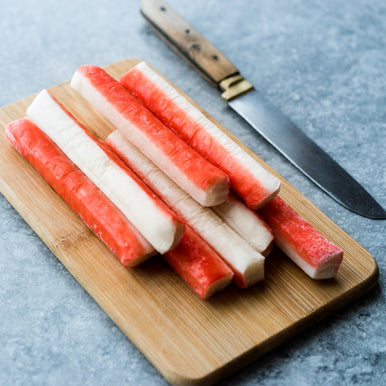 Seafood Sticks Plain 1kg - Unwrapped Origin - Thailand