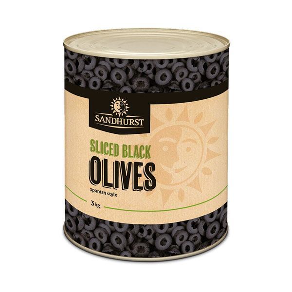 Olives Sliced Black A10 Can