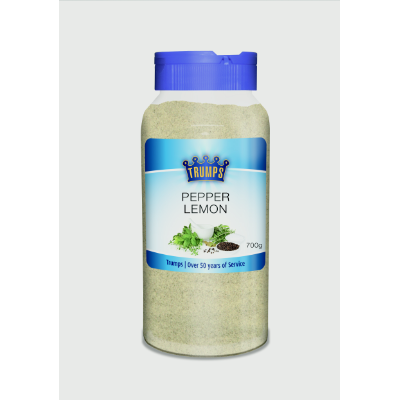 Lemon Pepper Seasoning 700g Canister - Vegan Origin - Local & Imported Made in Australia