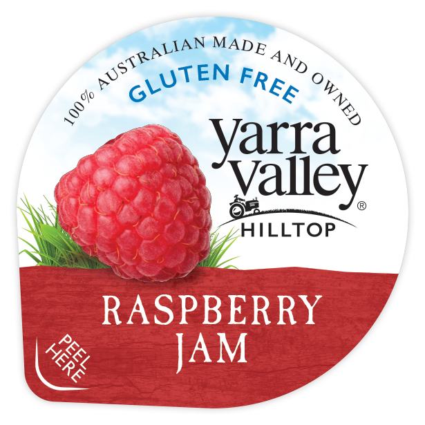 Jam P/c Raspberry 200 x 16g - Gluten Free (GF)
