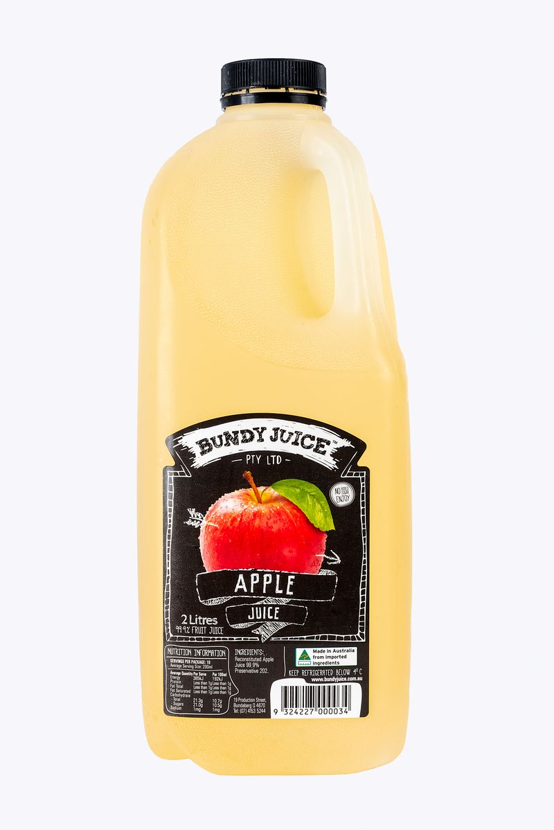 Fresh Apple Juice 2Lt - Chilled
