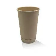 Cups 16oz Double Wall Bamboo 25s - Top 90mm