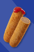 Biggins Sausage Crumbed 4kg - 33 x 122g