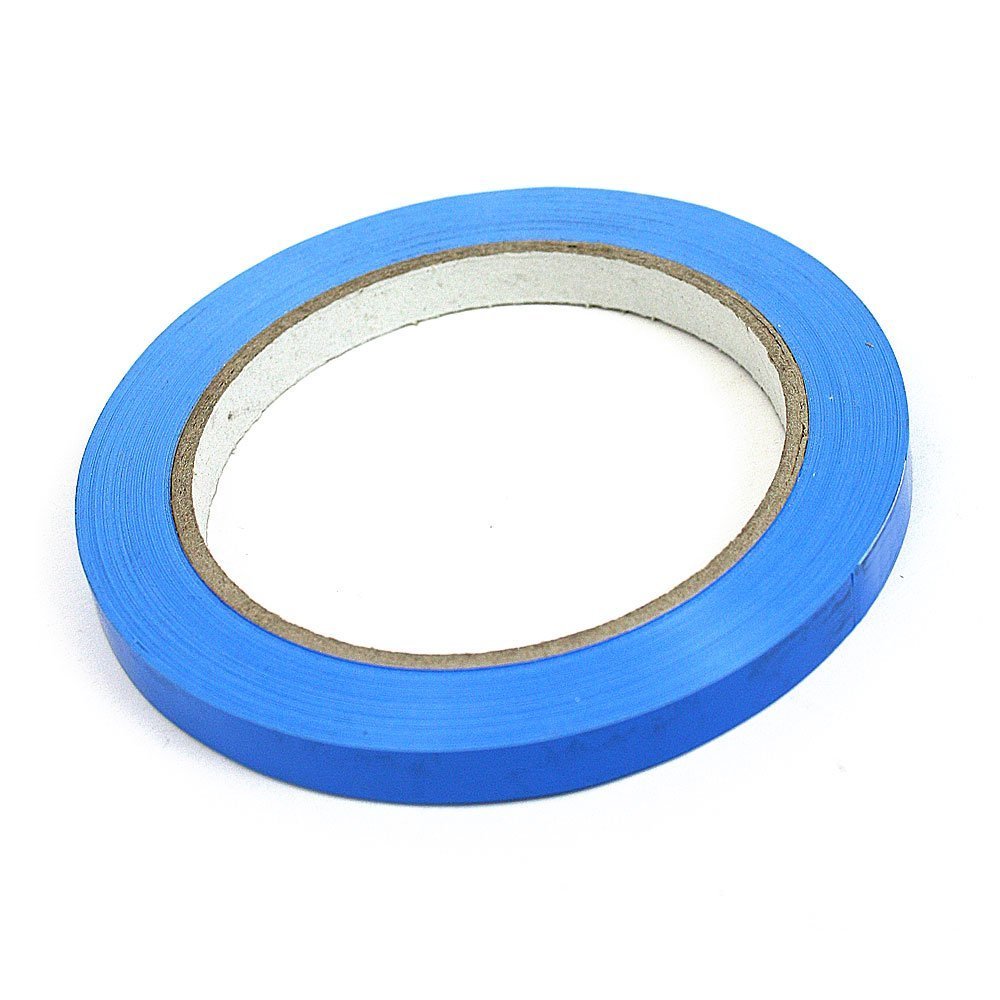 Blue PVC Tape 12mm x 66m Suit Auto Bag Sealer Dispenser ()