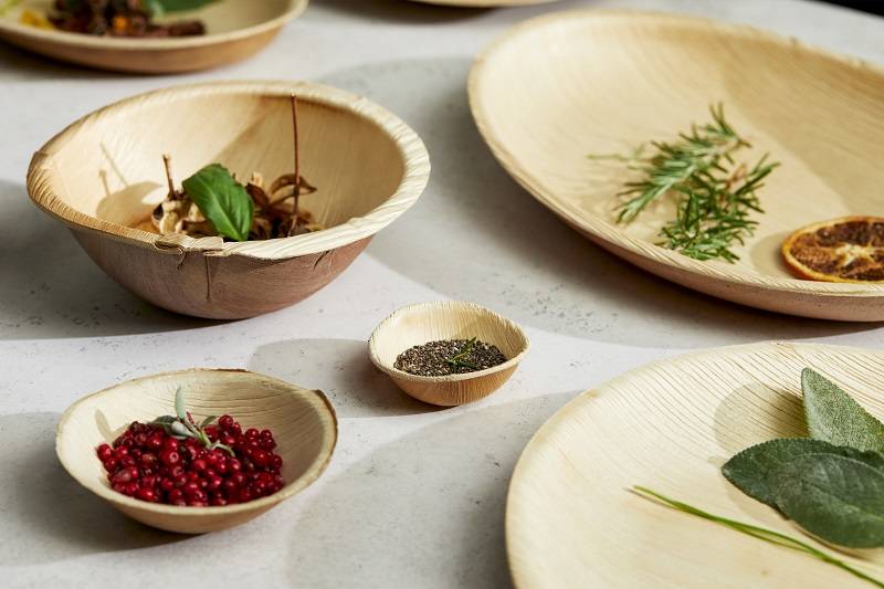 Palm Leaf Eco Bowl 120mm x 25s