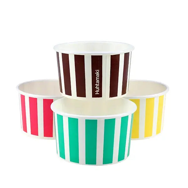 Paper Ice Cream Cup 5oz Candy Stripe - 50s