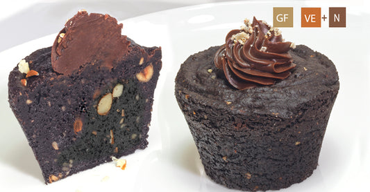 Chocolate Hazelnut Fudge Cake IND 6 x 110g Gluten Free Vegan Contains Nuts