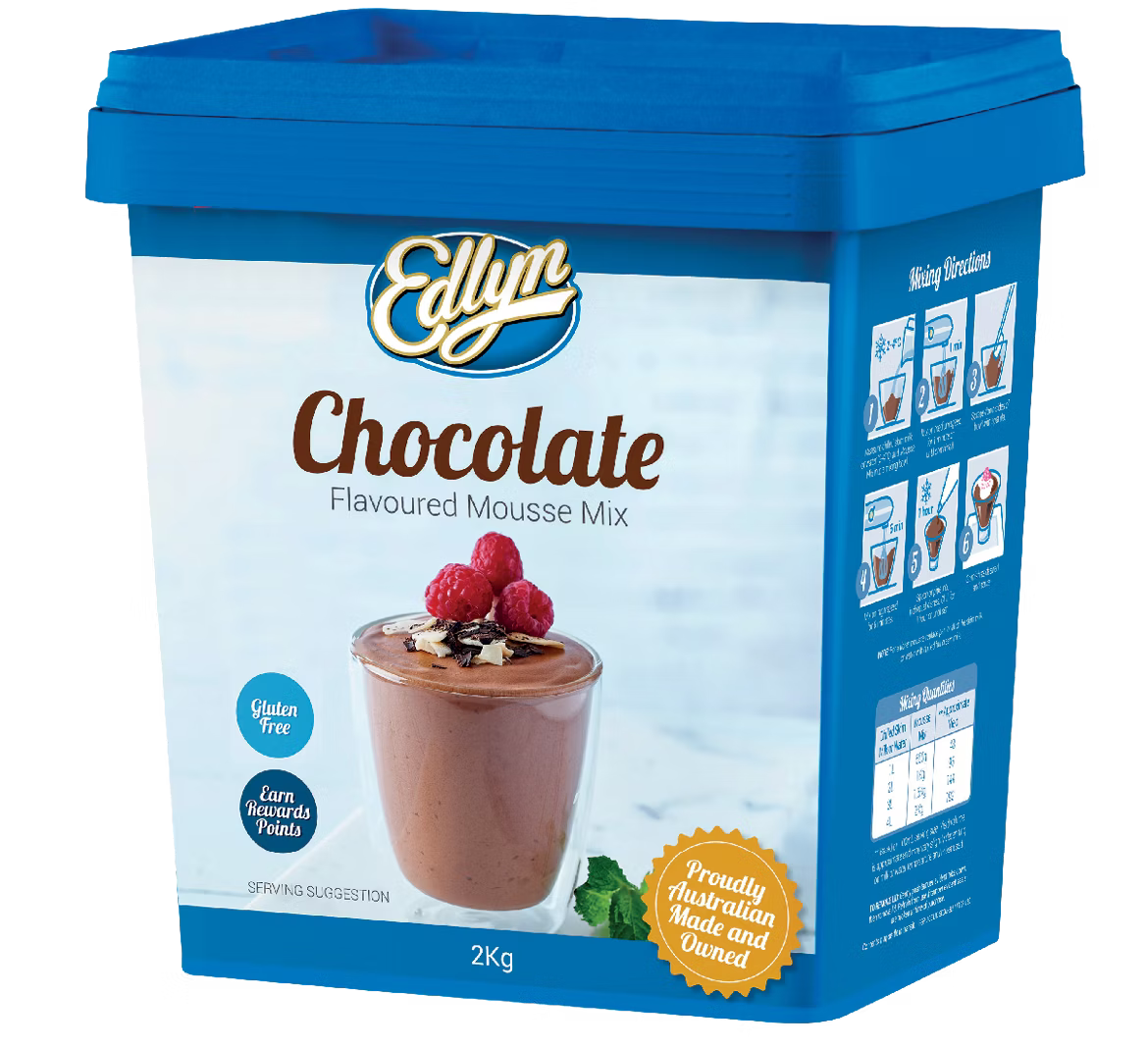Chocolate Mousse Mix 2kg - Gluten Free Halal Kosher