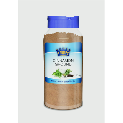Cinnamon Ground 600g Canister - Vegan Origin - Imported Packed in Australia