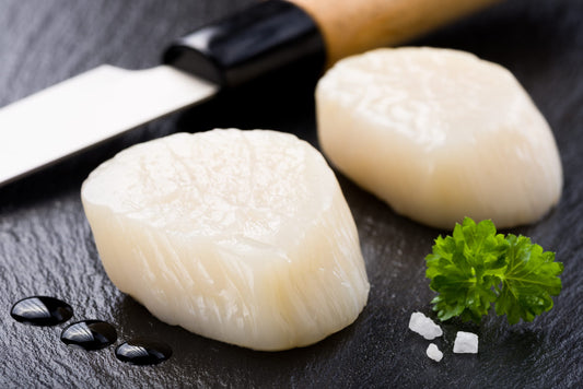 Scallops Roe Off 10/20 1kg - Net Weight Origin - China