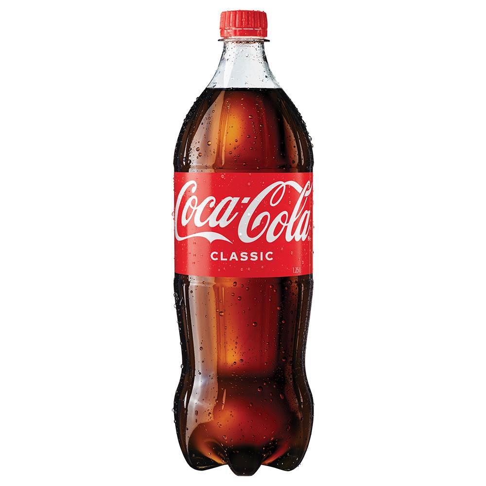 Coke 12 x 1.25Lt PET Unit Price includes Cont Levy (COCA COLA)