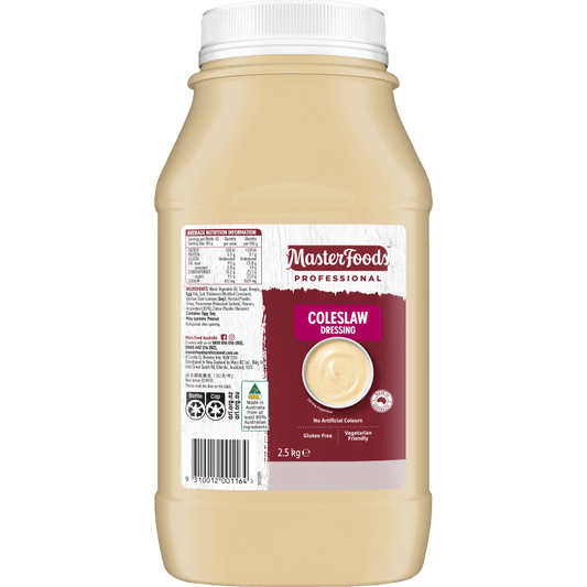 Coleslaw Salad Dressing 2.5kg Gluten Free Halal