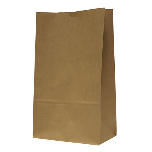 Brown Blocked Bottom Paper Bags SOS #16 - 500s 390 x 240 +120mm
