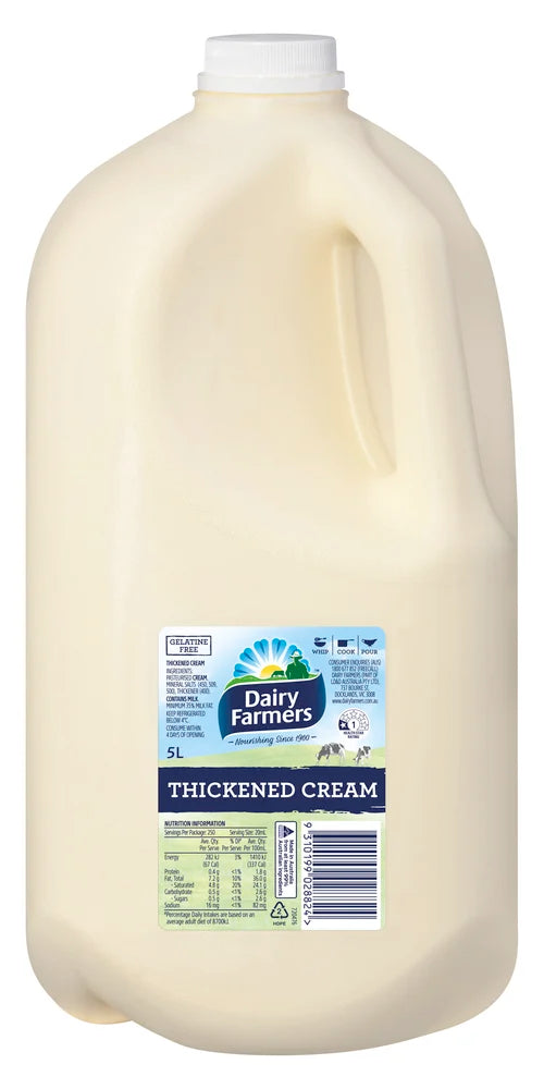 Thickened Cream 5Lt