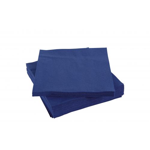 Napkin Lunch 2Ply Dark Blue 125s QTR Fold 300 x 300mm