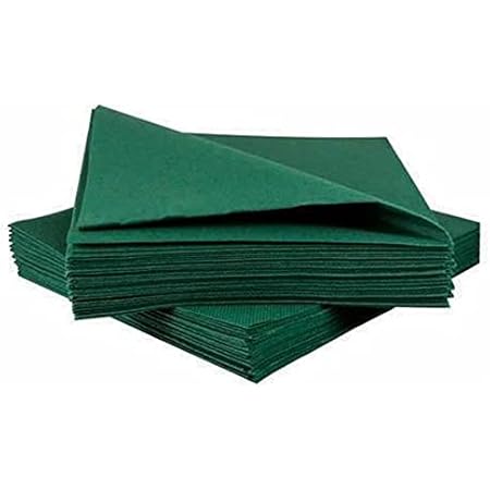 Napkin Lunch 2Ply Dark Green 125s QTR Fold 300 x 300mm