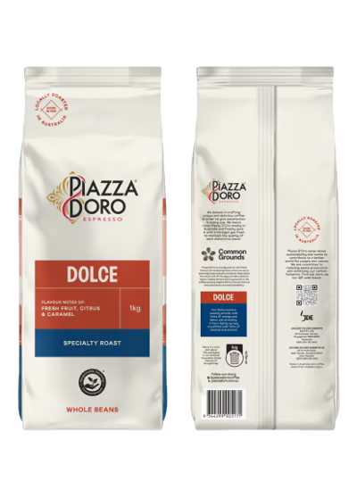 Dolce 1kg Espresso Beans UTZ Certified