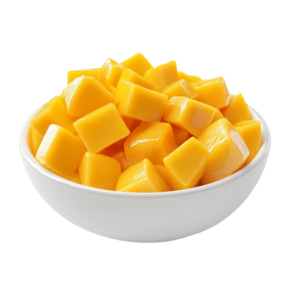 Mango Diced Frozen 1kg Foil Bag - Gluten Free Vegan Halal Kosher